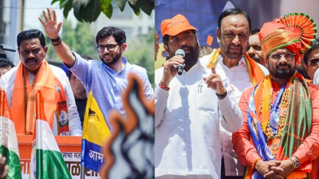 Sena factions battle out in Thane to decide who is the ‘real shishya’ of Dighe