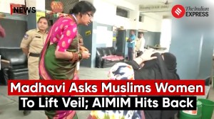 BJP Candidate Madhavi Latha Faces Legal Action For Asking Muslim Women To Lift Veils At Booth