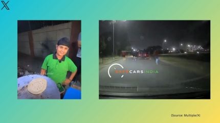 Viral videos today: 10-year-old boy selling rolls gets help from Anand Mahindra, men chase woman’s car in Greater Noida