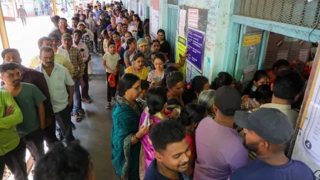54.91 % turnout in 11 Maharashtra seats, dip from 2019