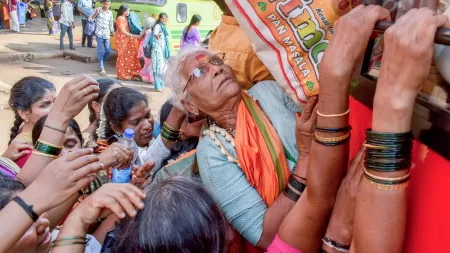 ‘Women are travelling like they are possessed': Bus journeys through poll-bound Karnataka