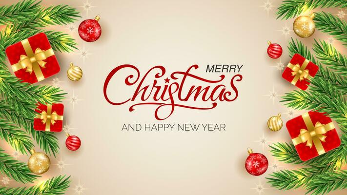 Merry Christmas And Happy New Year Advance Wishes Images