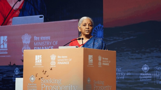 India's rise as stabilising force not accidental; absolute dominance of a hegemon now contested: FM Sitharaman