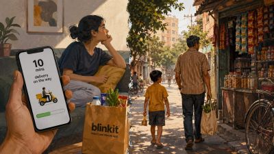 Why your dad refuses to use Blinkit—and what we lost to 10-minute delivery apps