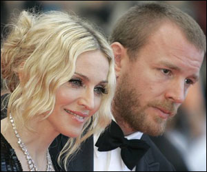 Painting featuring Madonna,Guy Ritchie naked up for grabs