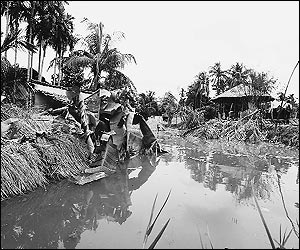 Cyclone Aila Passes Through Sonarpur Pandal 