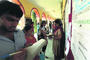 Boards results out,DU helplines ring off the hook with queries