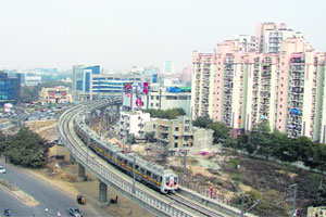 Metro on track to enter Gurgaon next week