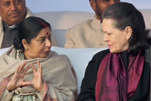 You support the corrupt. We make them resign: Sonia to BJP