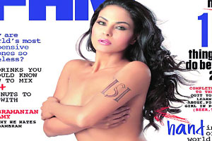 Download Veena Malik Mms - Veena Malik grabs headline with 'nude' ISI magazine cover | News Archive  News - The Indian Express