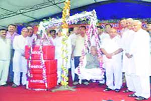 Minister weighed in blood on birthday