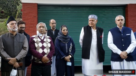 Jammu and Kashmir land laws, gupkar declaration, mehbooba mufti, omar abdullah, PDP, NC, kashmir news, indian express