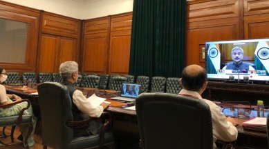 afghan talks, doha talks, afghan taliban talks, afghan peace talks, taliban, jaishankar doha talks, jaishankar taliban afghan talks, indian express