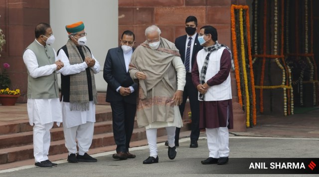 Narendra Modi, Opposition, Budget 2022, Nirmala Sitharaman, Congress TRS, Modi-Opposition, India news, Indian express