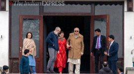 Farooq abudllah, omar abdullah, kadhmir NC leaders, national conference leaders, indian express