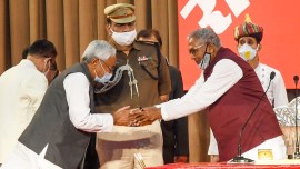 Phagu Chauhan, Dharmendra Pradhan, Nitish Kumar, Vijay Kumar Choudhary, LN Mithila University, Mithila University VS corruptio case, Vice-Chancellor of a Darbhanga university corruption case, current affairs, current affairs news, Indian express