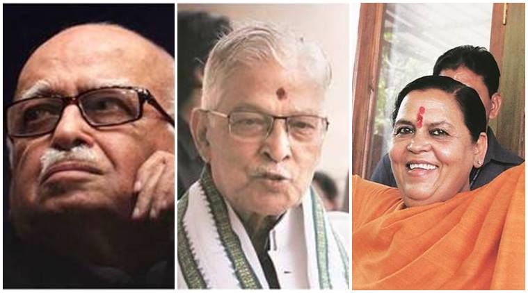Babri Masjid demolition case: Advani, MM Joshi, Uma Bharti exempted from  appearance in court | India News,The Indian Express