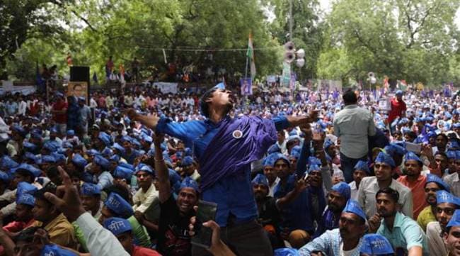 Chandra Shekhar, NSA, National Security Act, Bheem Army, Bheem Army protest, saharanpur, tehsils, Uttar pradesh, India news, indian express news