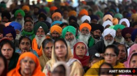 KMP Expressway, farmers protest, farm laws, farm bills, man cycling reaches protest, indian express, delhi news