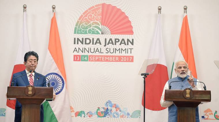 Shinzo Abe, Narendra Modi, India, Japan, India-Japan MoUs, 15 MoUs, list of MoUs, India-japan agreement, Bullet Train, Bullet train launch, bullet train india, India-japan bilateral relations, Pakistan, Terrorism, Pathankot attack, 26/11 attack,