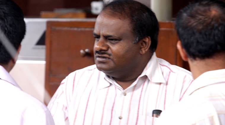 lok sabha elections, lok sabha elections 2019, lok sabha polls, hd kumaraswamy, karnataka, karnataka chief minister, karnataka elections, election in karnataka, congress, mandya, jds, congress jds alliance, election news, indian express news