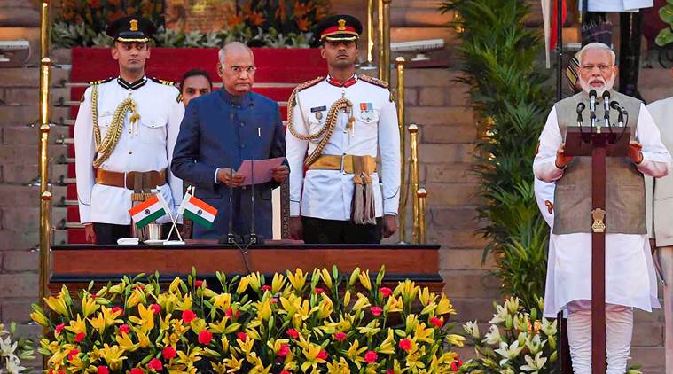 Narendra Modi, Oath of office, what is oath of secrecy, what is oath of lok sabha, Salary of MPs, benefits of MPs, India News, Rajya Sabha, India news, Indian Express