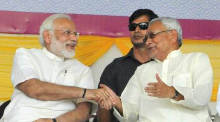 narendra modi, modi in bihar, nitish kumar, narendra modi bihar visit, Mokama. narendra modi in bihar, nitish kumar, patna university, indian express