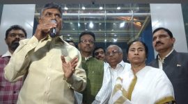 Opposition parties meet, opposition against Modi government, opposition alliance, mamata banerjee, chandrababu naidu, opposition talks for winter session, lok sabha elections, indian express