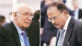 india , pakistan, sartaj aziz, sushma swaraj, nsa talks, indo pak talks, india pakistan talks, indo pak talks, hurriyat, hurriyat leaders, sushma swaraj press conference, india news, pakistan news,