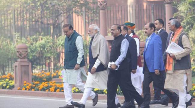 Parliament winter session narendra modi triple talaw sushma swaraj kulbhushan jadhav