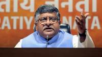 IT Minister Ravi Shankar Prasad.
