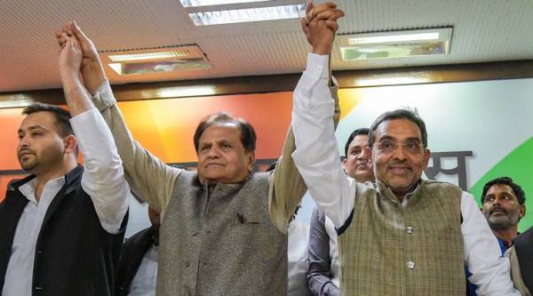 Kushwaha announced his decision in a joined press conference by the Congress today 