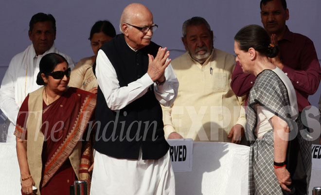 Karnataka loss not a surprise but a lesson to BJP,Congress: L K Advani ...