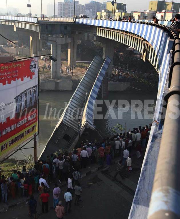 Kolkata flyover collapse,injures 3 | Picture Gallery Others News - The ...