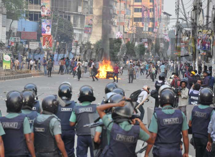 Bangladesh Violence,police Detain Oppn Leaders | Picture Gallery Others ...