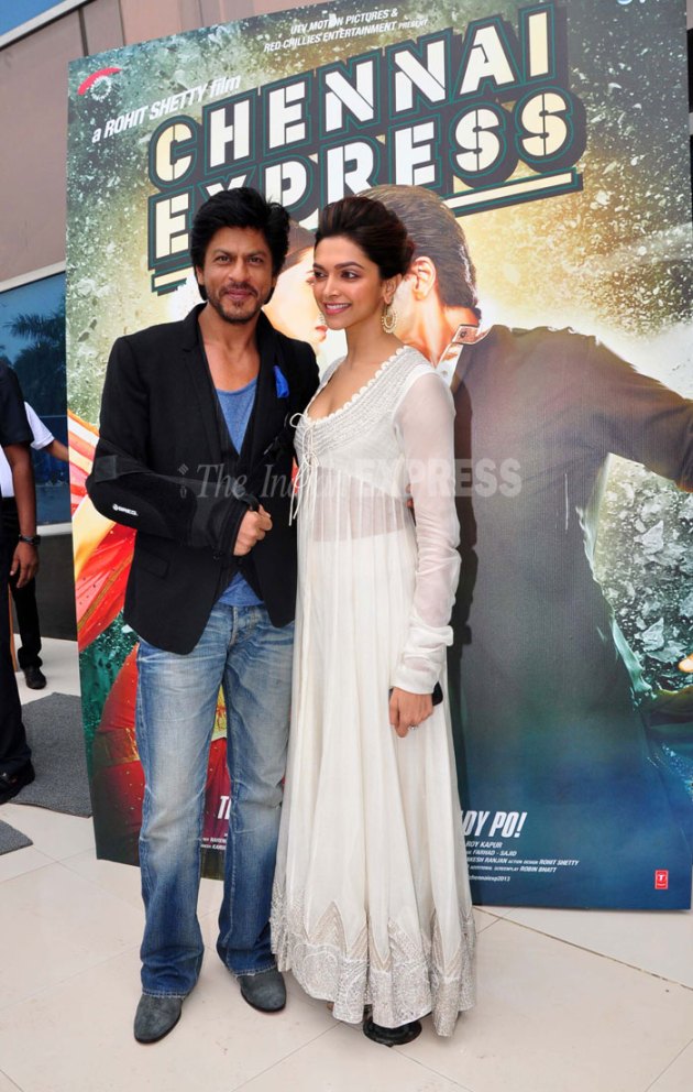Deepika and Shah Rukh Khan 