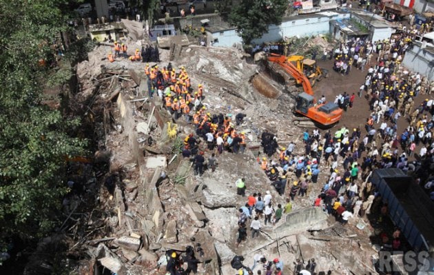 Five-storey building collapses in Mumbai; one dead,many trapped ...