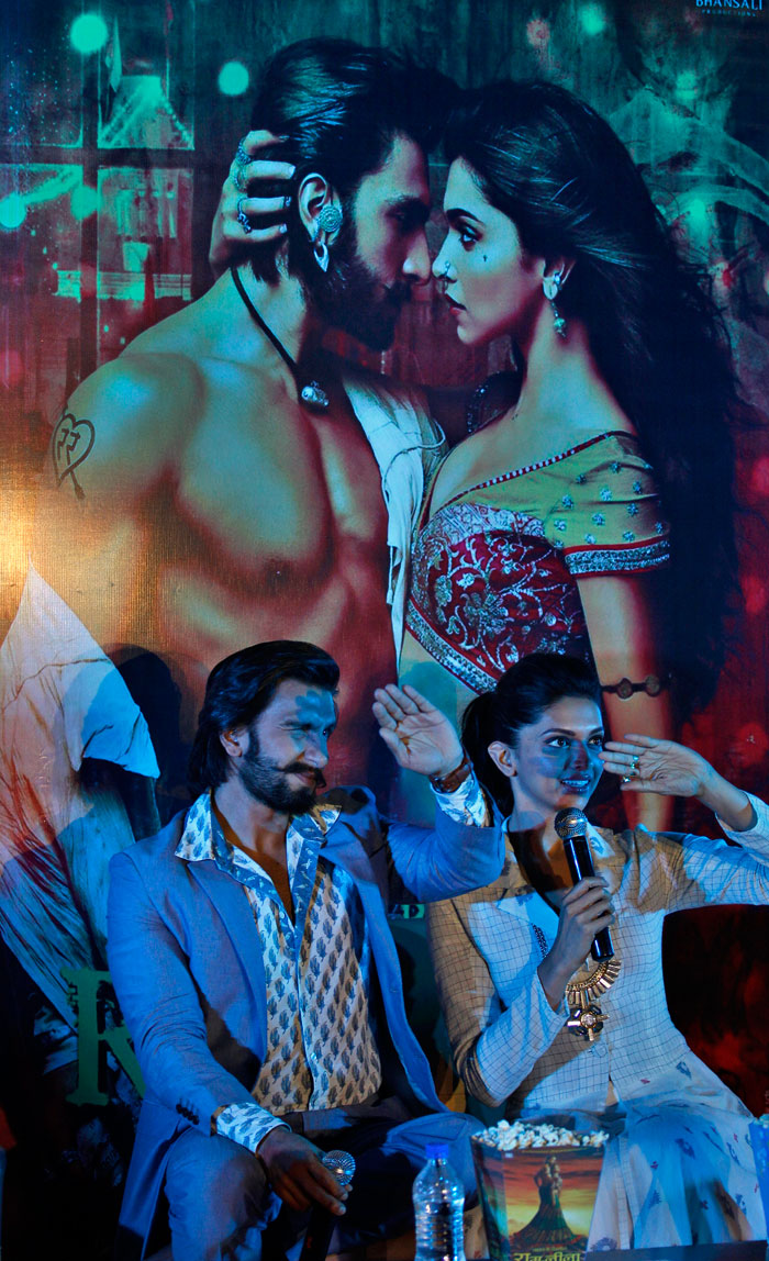 Have you seen?: Deepika and Ranveer on Ram Leela poster