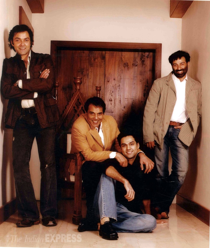 Sunny Deol, Dharmendra, Bobby Deol