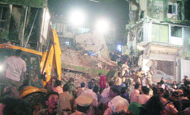 2 killed,6 injured in Mahim building collapse | Latest-news News - The ...