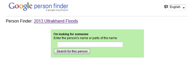 Google Person Finder to trace missing persons in