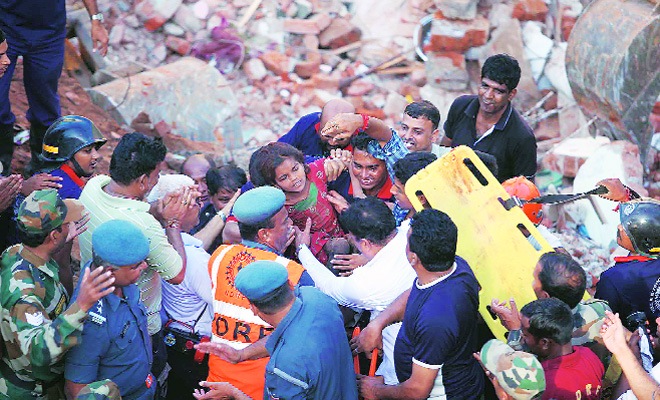 11 Killed As Two Buildings Collapse In Vadodara 