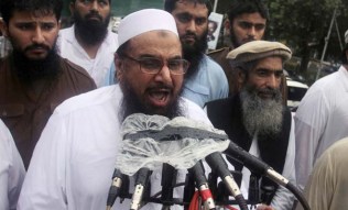 Hafiz Saeed addresses mass rally in Pakistan,denounces India as a terrorist state