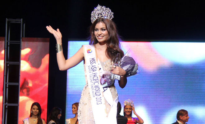 Faridabad Girl Srishti Rana Crowned Miss Asia Pacific World 2013 