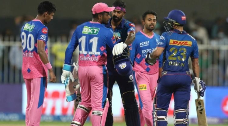 MI beat RR by 8 wickets (IPL)