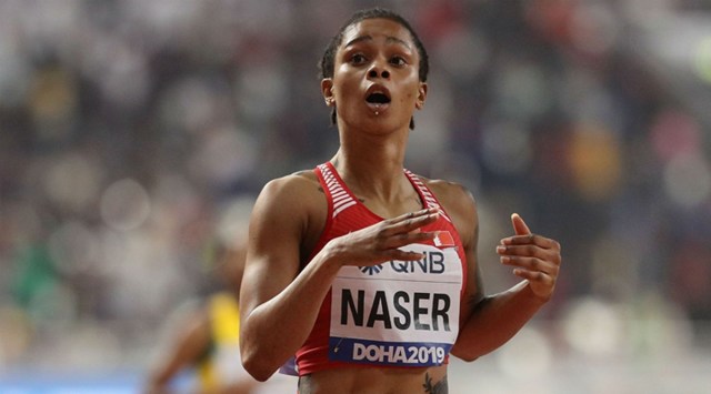 Salwa Eid Naser banned for two years and will miss the Tokyo Olympics. (File)