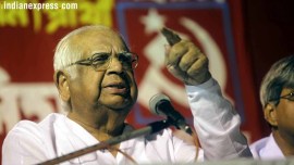 Somnath Chatterjee, former Lok Sabha speaker, Somnath Chatterjee death, Indian Express column