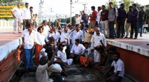 J Jayalalithaa convicted; AIADMK workers stage protests