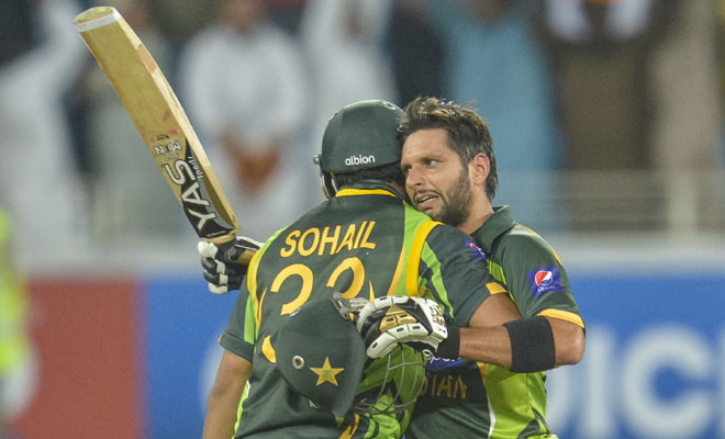 All Round Shahid Afridi Anchors Pakistan To Win Sports News The