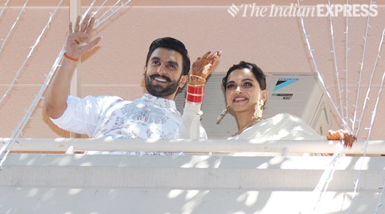 ranveer deepika in mumbai party